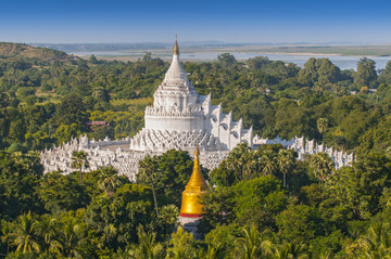 缅甸的辛比梅宝塔泰姬陵