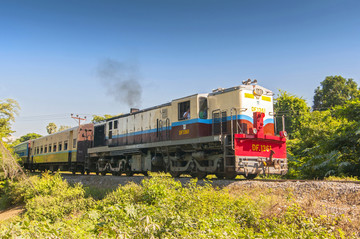 缅甸铁路旅客列车