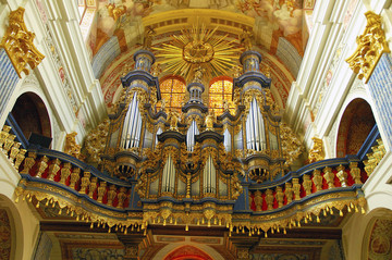 Swieta Lipka（Holy Lime）巴洛克式朝圣教堂; Masuria地区;波兰管风琴。