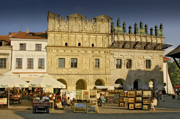 市民广场上的老城区;市场广场;卡齐米日多尔尼;波兰。