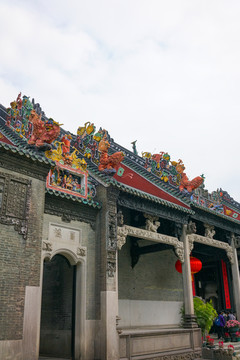 陈家祠 墙雕