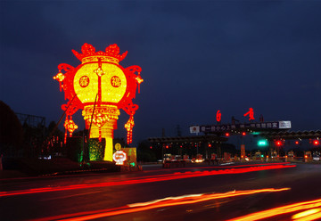 自贡夜景 自贡地标