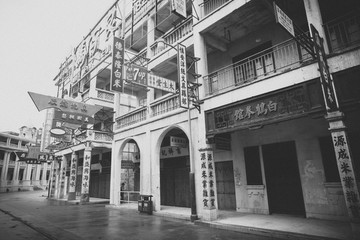 老广州老香港老上海民国街景