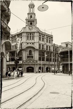 老上海 民国建筑 老上海街景