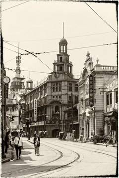 老上海 民国建筑 老上海街景