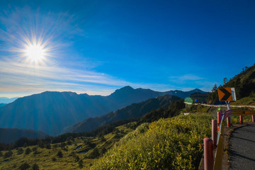 在台湾旅行拍摄的高山