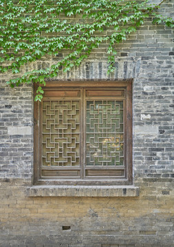 老式木窗 老墙壁