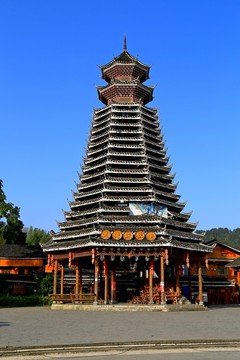 侗寨 木塔