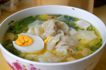 馄饨 鸡汤抄手 鸡汤馄饨