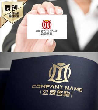 M字母 金融理财标志 LOGO