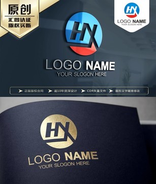 HX字母标志 HX字母LOGO