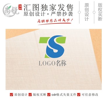 TS字母组合logo