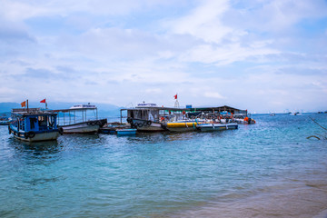 海岛游船码头