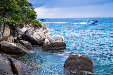 越南海边岩石