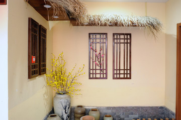 中式古典背景墙