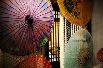 传统花伞