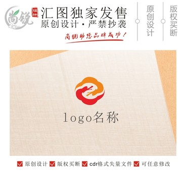 双龙云朵logo