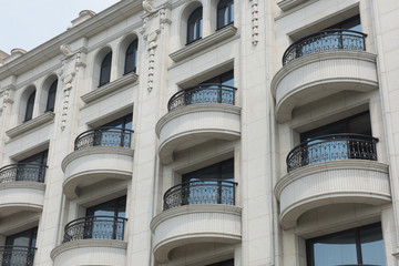 欧式建筑 建筑幕墙 建筑阳台