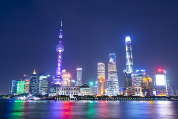上海夜景全景 大画幅