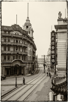 老上海 民国建筑 老上海街景