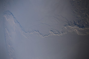 航拍俯视沙漠戈壁