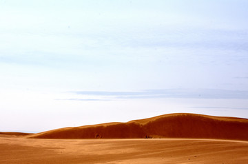 流动沙子 沙漠荒凉地貌