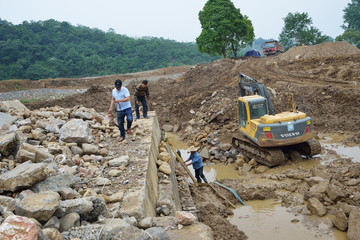 水利建设工地