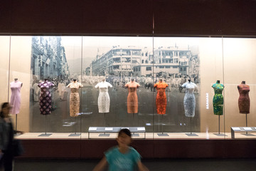 古代旗袍展示