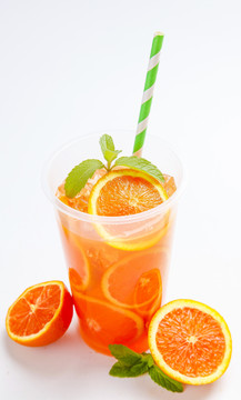 柳橙果茶