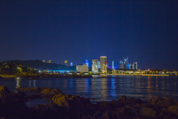 青岛汇泉湾夜景