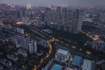 鸟瞰成都