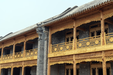 中式木门窗雕花