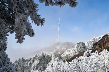 黄山雪景