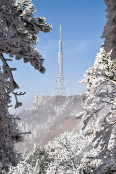 黄山雪景