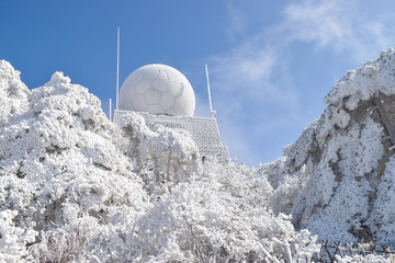 黄山雪景 光明顶 雪景