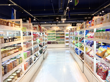 超市食品区 进口食品