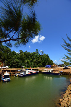 东南亚海岛 游艇码头