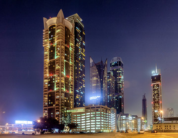 阿联酋迪拜夜景