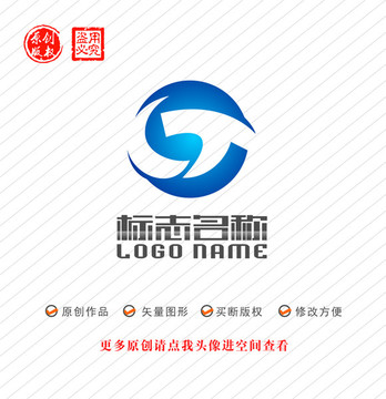 GT字母CT标志科技logo