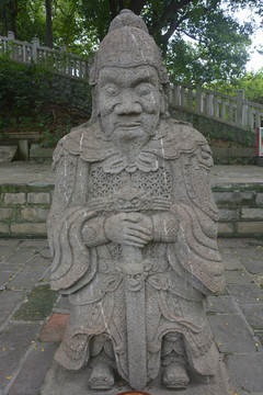 明武官石刻