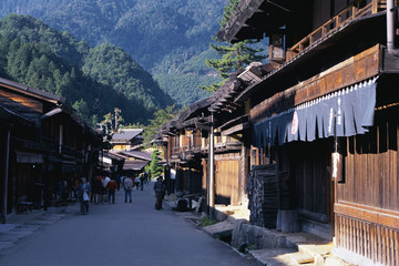 风景 四季 日本 田野 樱花