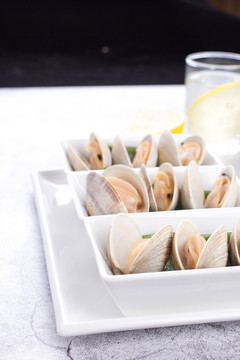 蛤蜊 海鲜 美食 餐厅 美味