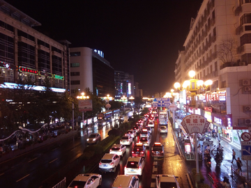 桂林街头夜色