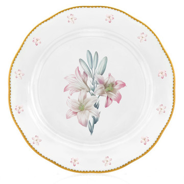 清新 花卉 瓷器 餐盘 分层