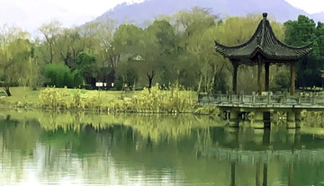 公园亭子