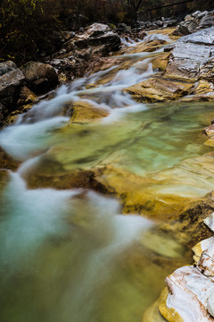 陕西秦岭太白山大箭沟风光