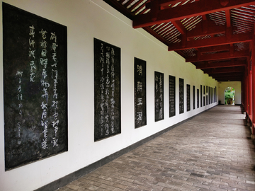 古代碑廊碑刻 广西柳州柳侯祠