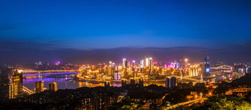 重庆夜景全景图