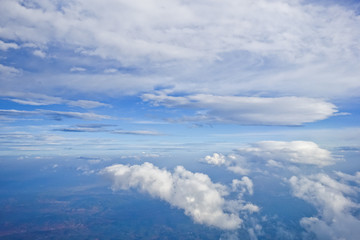 高空蓝天云海（航拍）