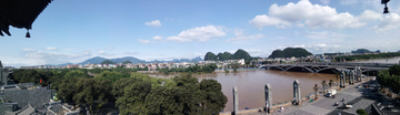 桂林城市风光全景图
